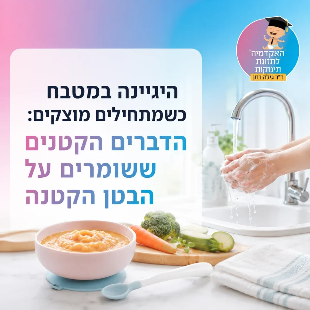 היגיינה במטבח לתינוקות